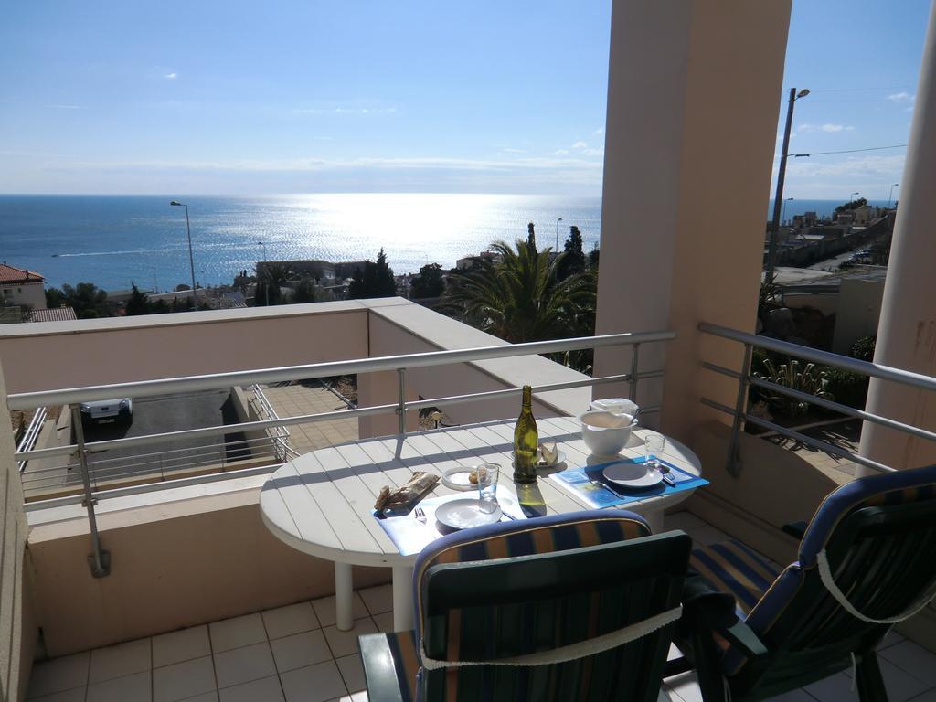 Sète - Fewo mit Meerblick, Schwimmbad Extérieur photo