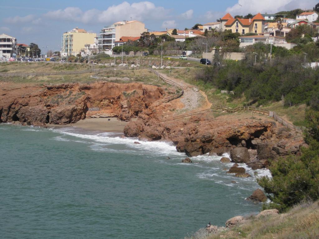 Sète - Fewo mit Meerblick, Schwimmbad Extérieur photo