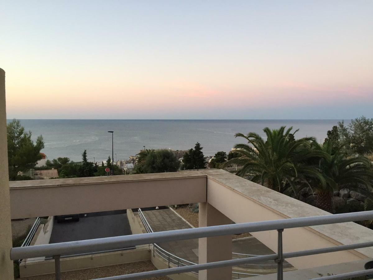 Sète - Fewo mit Meerblick, Schwimmbad Extérieur photo