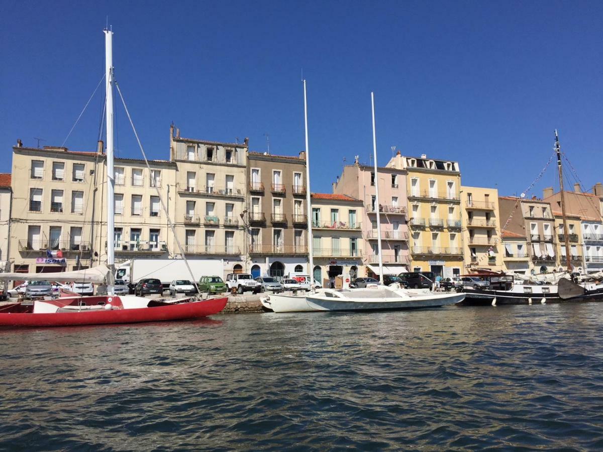Sète - Fewo mit Meerblick, Schwimmbad Extérieur photo