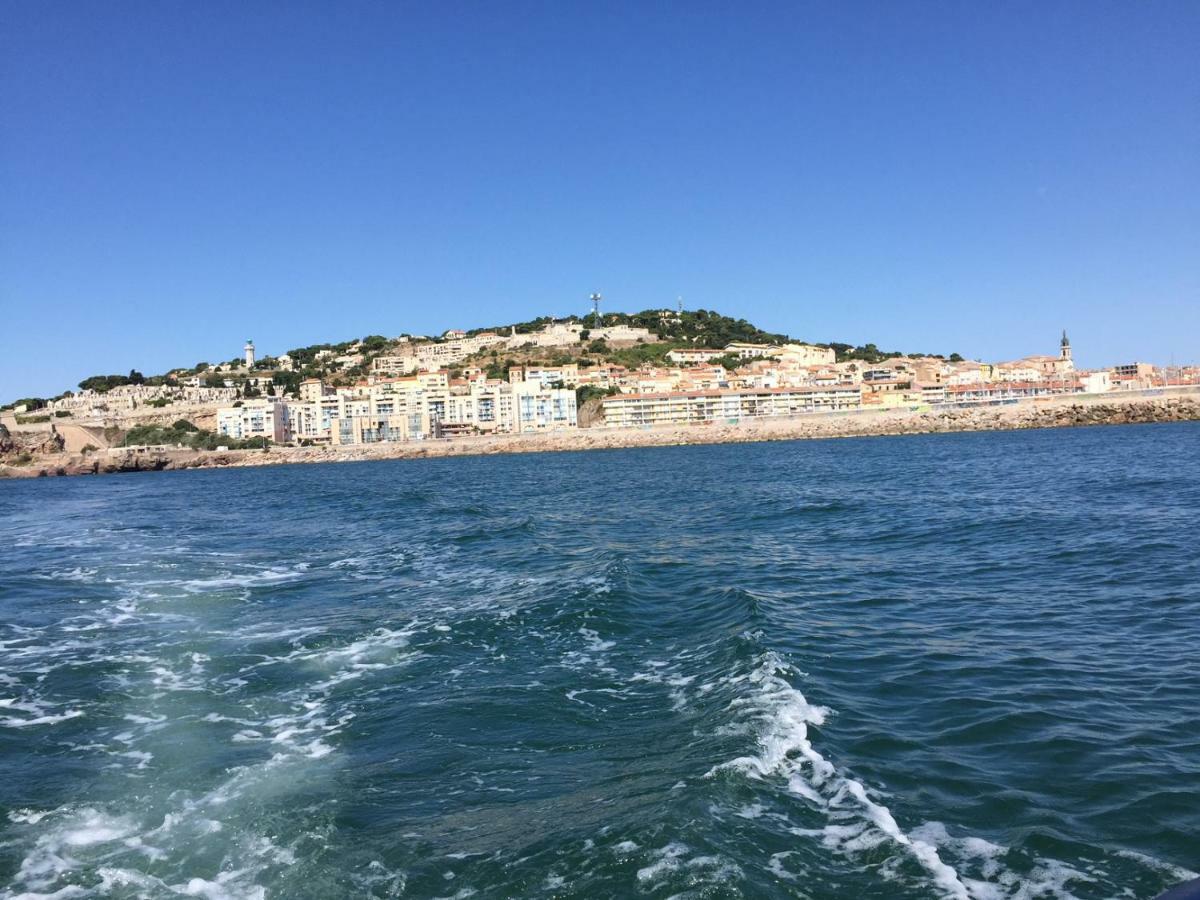 Sète - Fewo mit Meerblick, Schwimmbad Extérieur photo